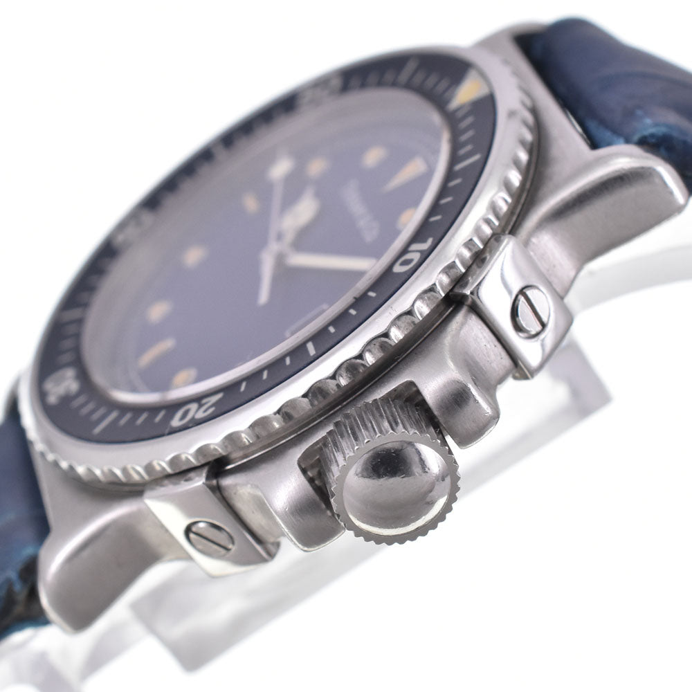 with paper TIFFANY&Co. Diver watch L0710 Navy Dial Quartz Ladies
 Watch C#147001
