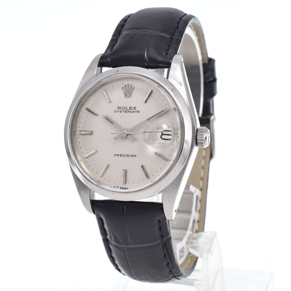 ROLEX Oyster Date Precision 6694 vintage Cal.1225 Silver Dial Hand Winding Men's
 Watch N#147003