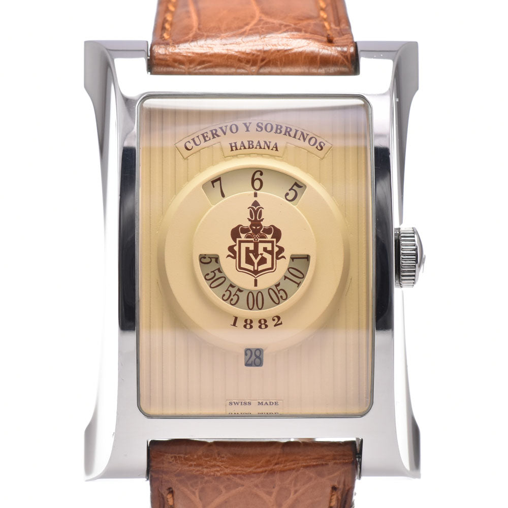 CUERVO Y SOBRINOS Havana 2412 beige Dial Automatic Men's
 Watch B#147012