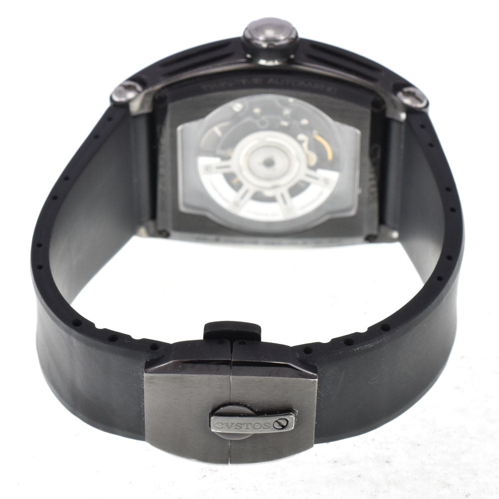 CVSTOS Challenge twin time CVT-TW-T2 BST Date black Dial Automatic Men's
 Watch B#147014