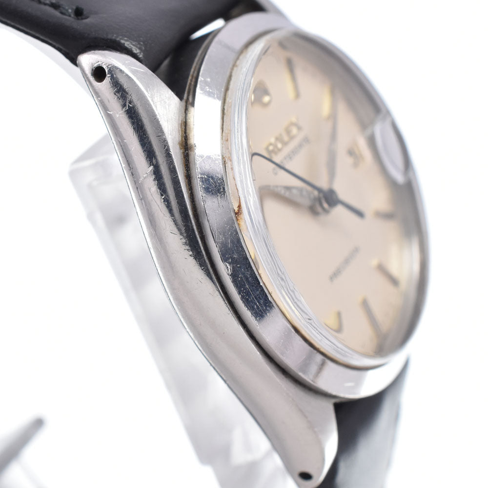 ROLEX Oyster Date 6466 vintage Cal.1210 Silver Dial Hand Winding Boy's
 Watch N#147018