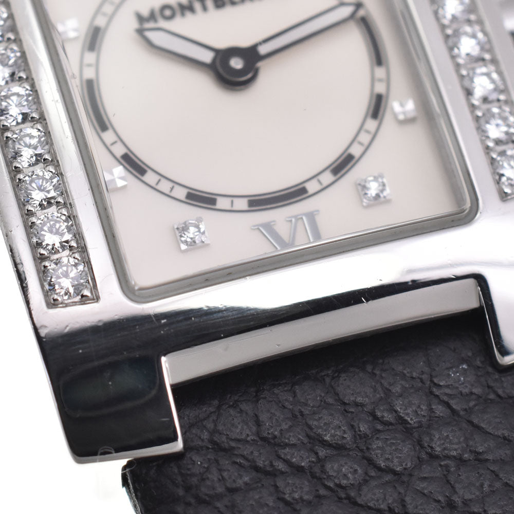 with paper MONTBLANC Profile 7047 Diamond Bezel Silver Dial Quartz Ladies
 Watch C#147021