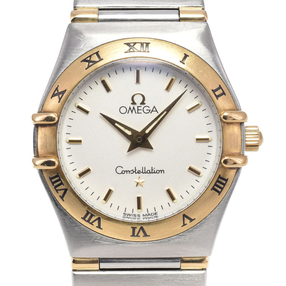 OMEGA Constellation Mini 1362.30 Stainless Steel/K18YG white Dial Quartz Ladies
 Watch L#147023
