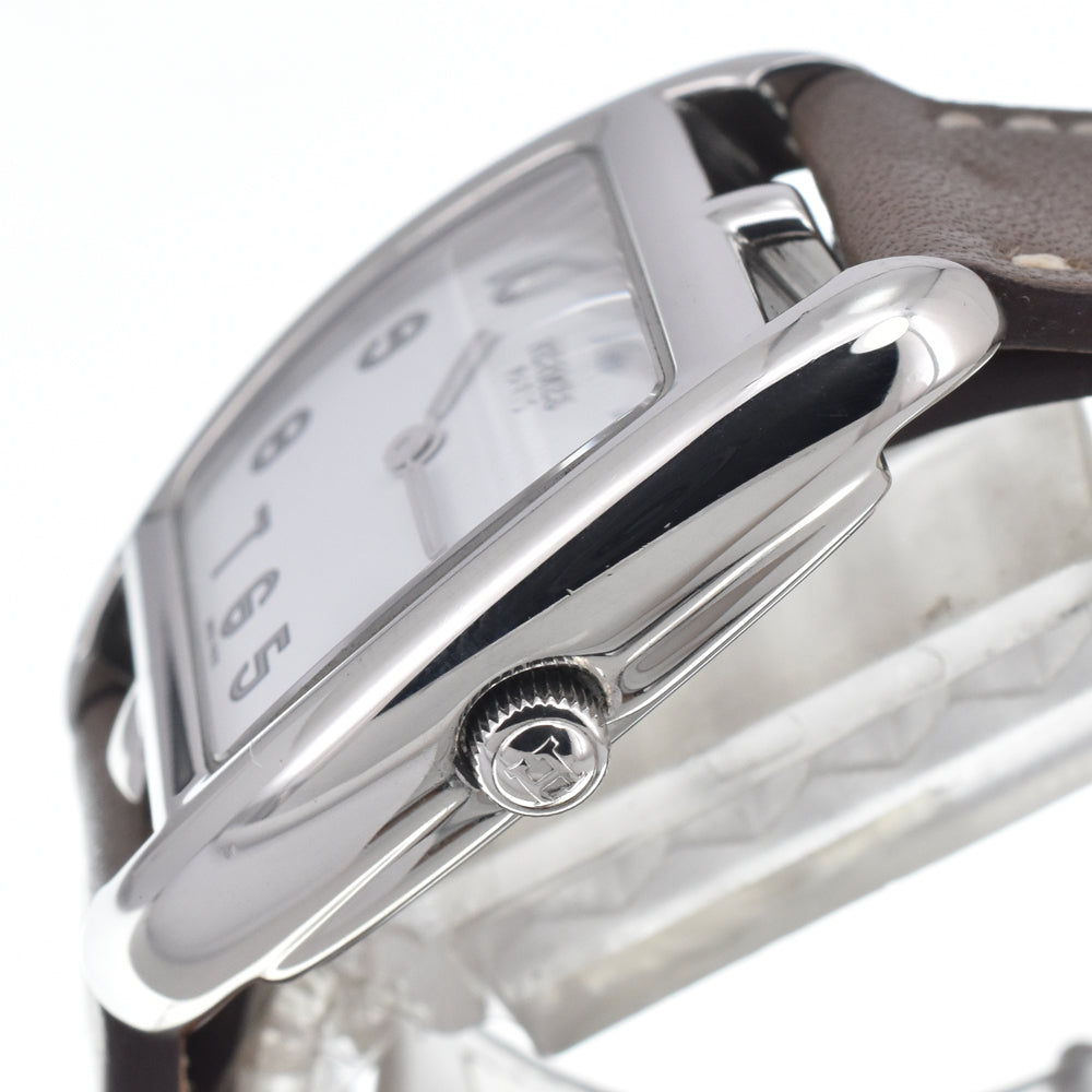 HERMES Cape Cod Tonneau CT1.210 Dubrutur white Dial Quartz Ladies
 Watch E#147027