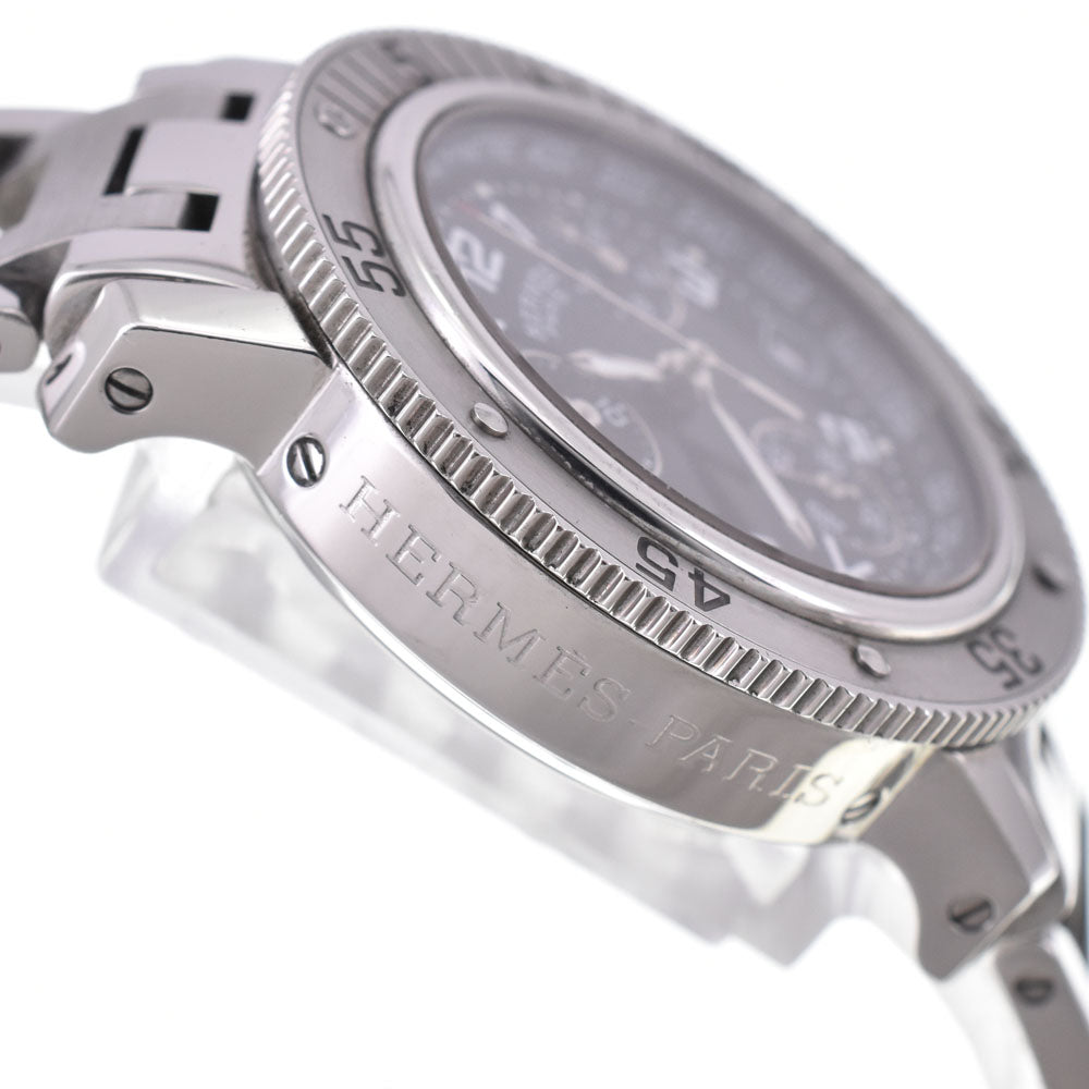 HERMES Clipper diver CL2.310 Chronograph Date black Dial Quartz Ladies
 Watch E#147037
