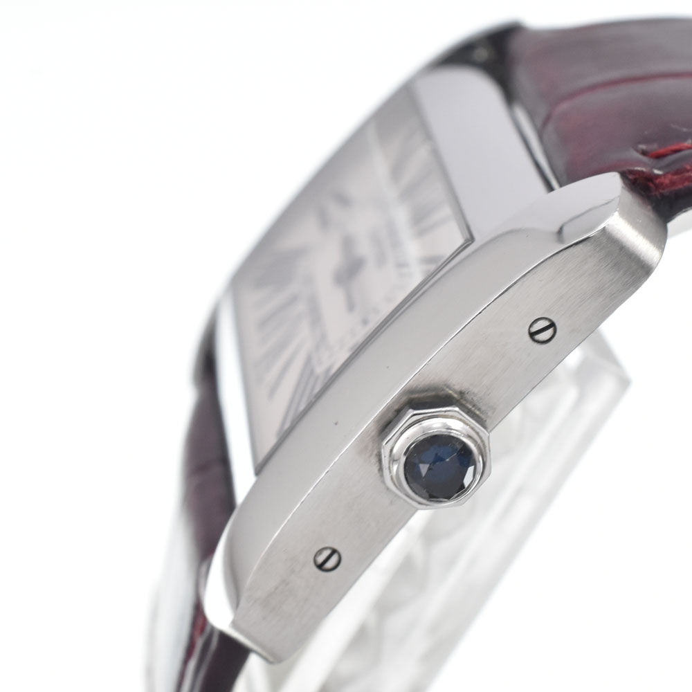 CARTIER tank divan W6300655 Silver Dial Quartz Men's
 Watch E#147040