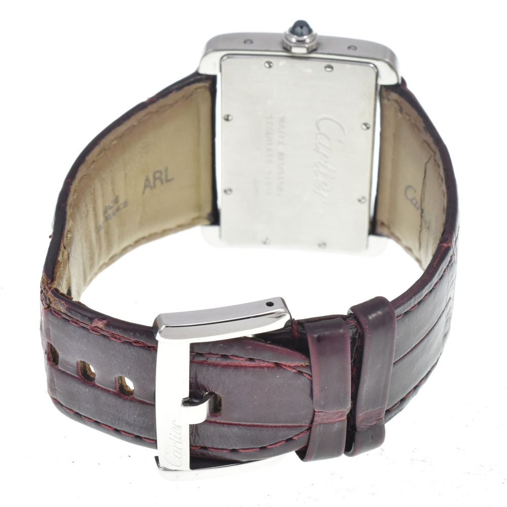 CARTIER tank divan W6300655 Silver Dial Quartz Men's
 Watch E#147040