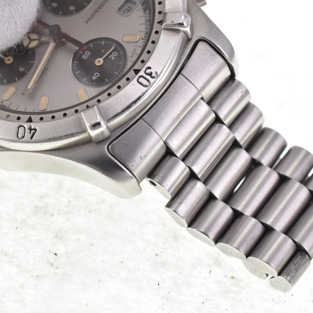 TAG HEUER Professional 200 m 560.206 Chronograph Date gray Dial Quartz Men's
 Watch H#147045