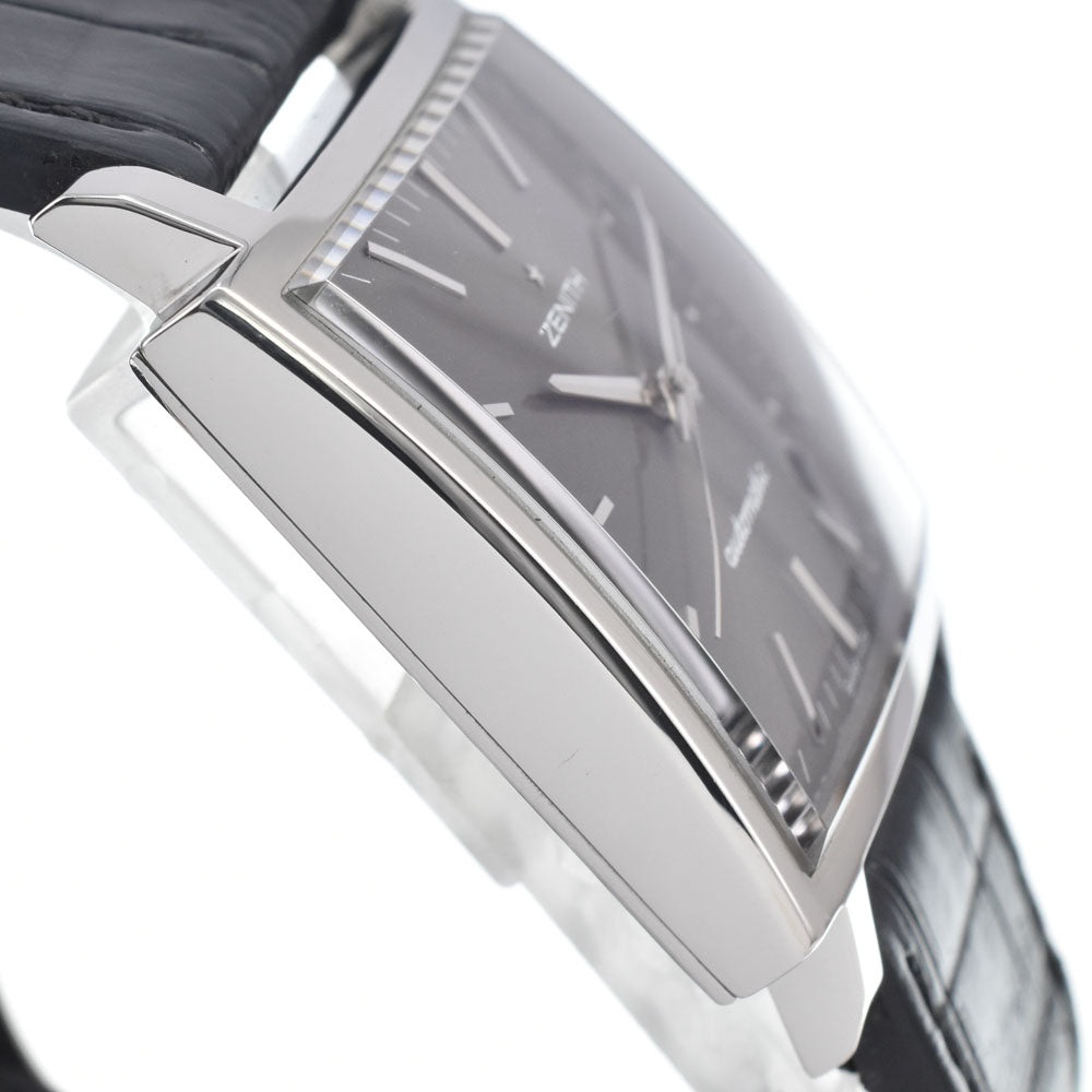 with paper ZENITH 03.1965.670/91.C591 Date see-through back gray Dial Automatic Men's
 Watch D#147049