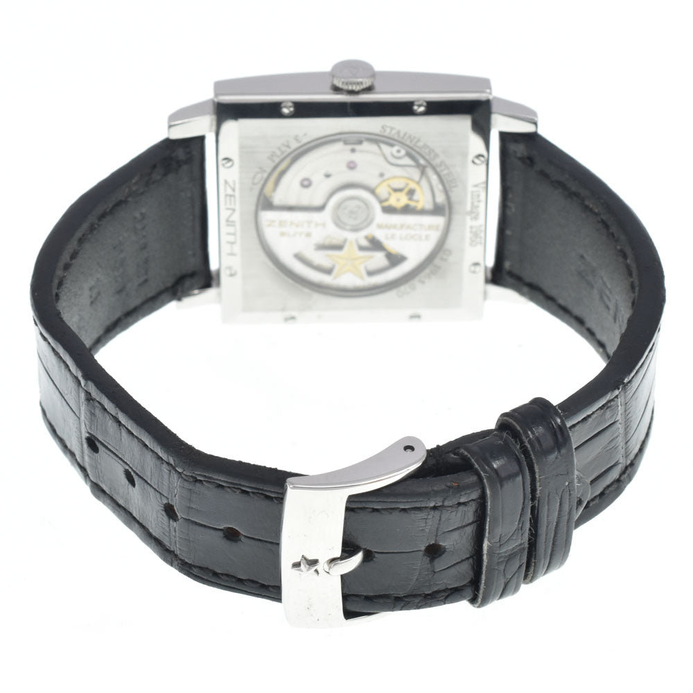 with paper ZENITH 03.1965.670/91.C591 Date see-through back gray Dial Automatic Men's
 Watch D#147049