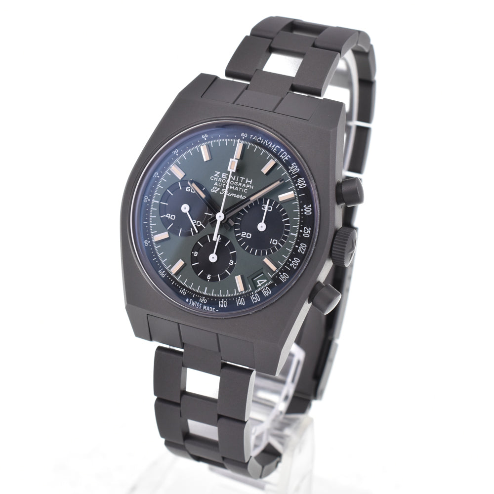 ZENITH Chronomaster Revival Safari 97.T384.400/57.M384 Green / black Dial Automatic Men's
 Watch D#147051