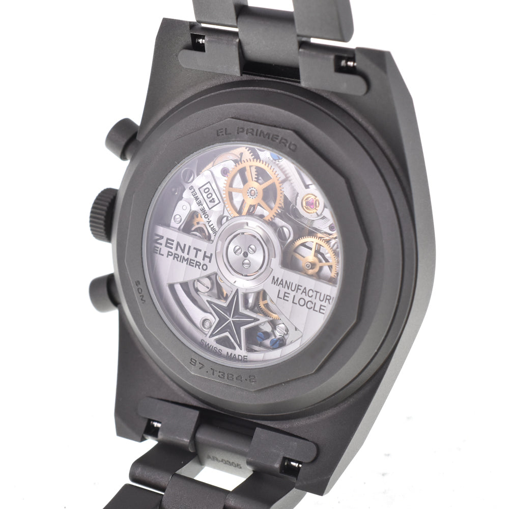 ZENITH Chronomaster Revival Safari 97.T384.400/57.M384 Green / black Dial Automatic Men's
 Watch D#147051