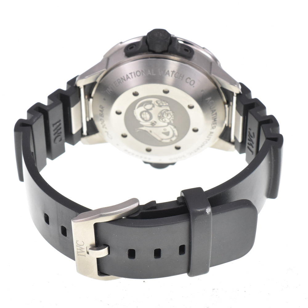 with paper IWC SCHAFFHAUSEN Aqua timer 2000 IW358002 black Dial Automatic Men's
 Watch D#147053