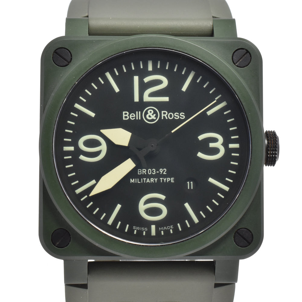 Bell＆Ross Military Ceramic BR03-92-CK green Dial Automatic Men's
 Watch D#147057
