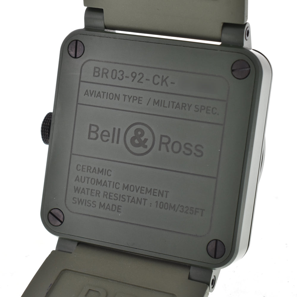 Bell＆Ross Military Ceramic BR03-92-CK green Dial Automatic Men's
 Watch D#147057
