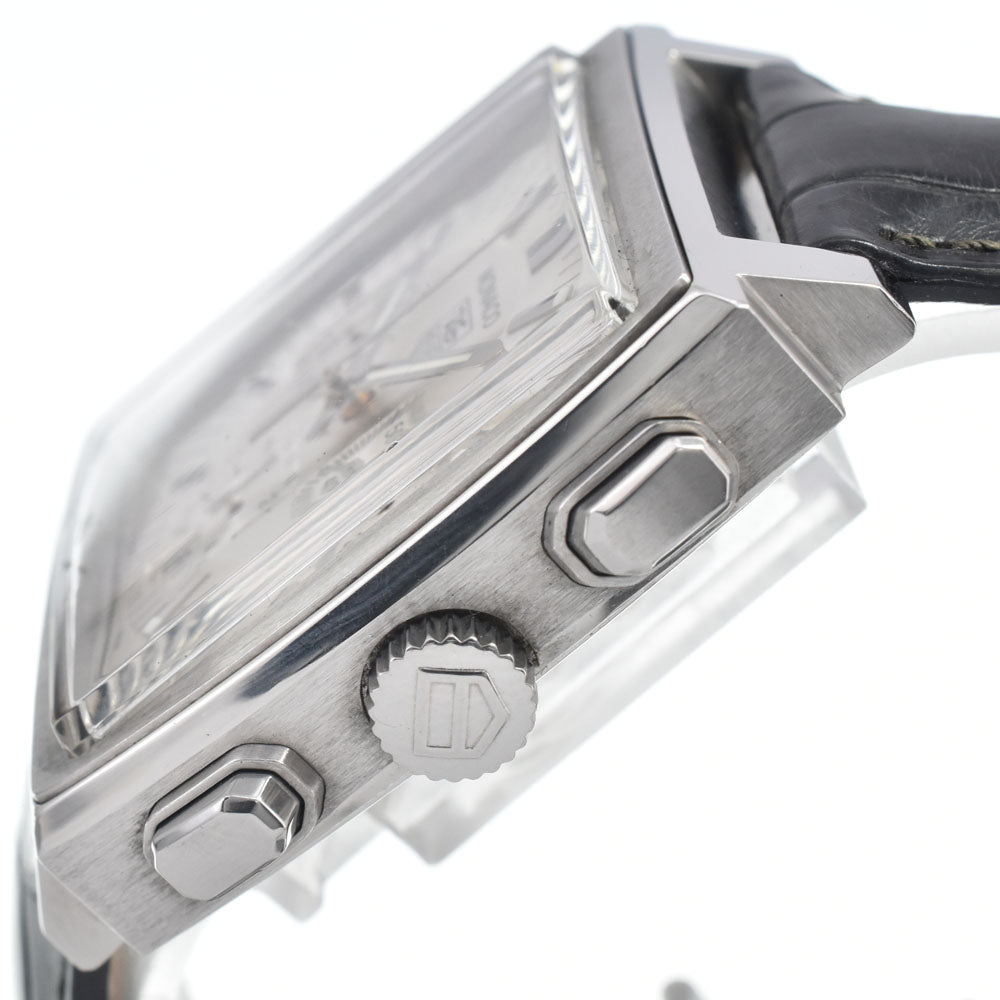 TAG HEUER monaco vintage CW2112 Silver Dial Automatic Men's
 Watch E#147060