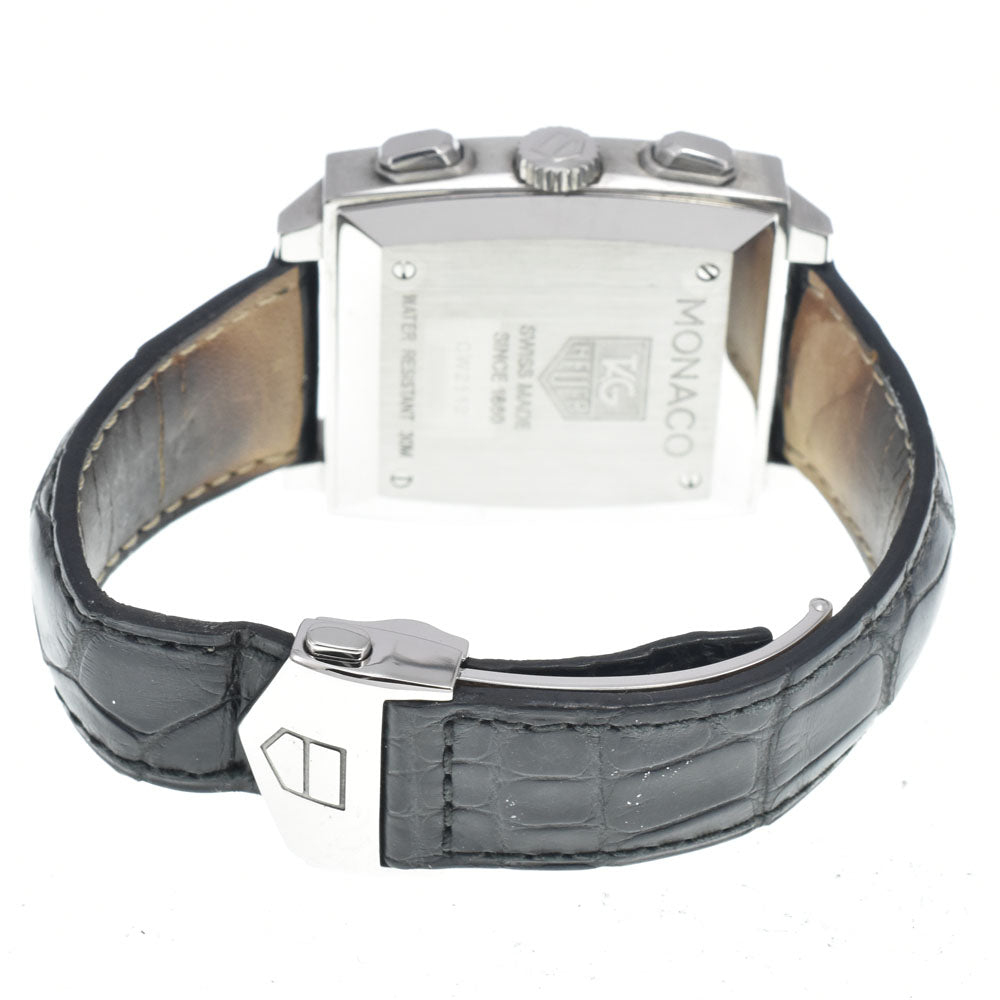 TAG HEUER monaco vintage CW2112 Silver Dial Automatic Men's
 Watch E#147060