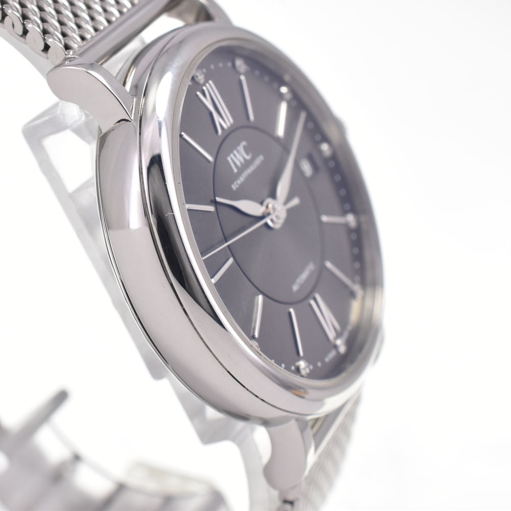 IWC SCHAFFHAUSEN Portofino Automatic 37 IW458603 12P diamond gray Dial Automatic Men's
 Watch G#147061