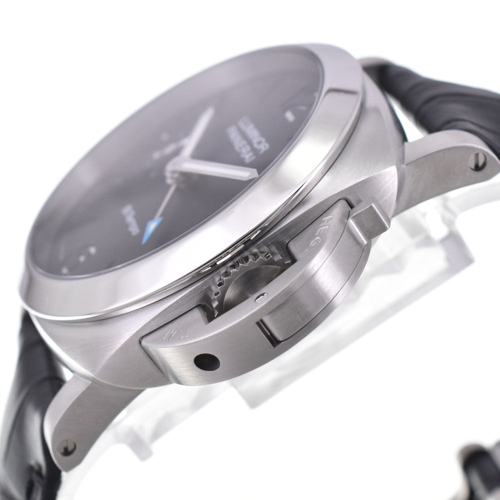 with paper PANERAI Luminor Quaranta BiTempo PAM01365 black Dial Automatic Men's
 Watch C#147064