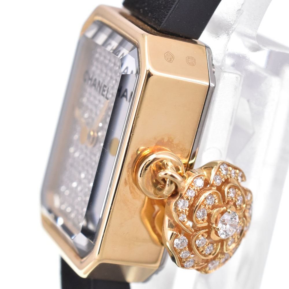 CHANEL Premiere Camellia Collection H6362 Front Diamond Silver Dial Quartz Ladies
 Watch D#147065