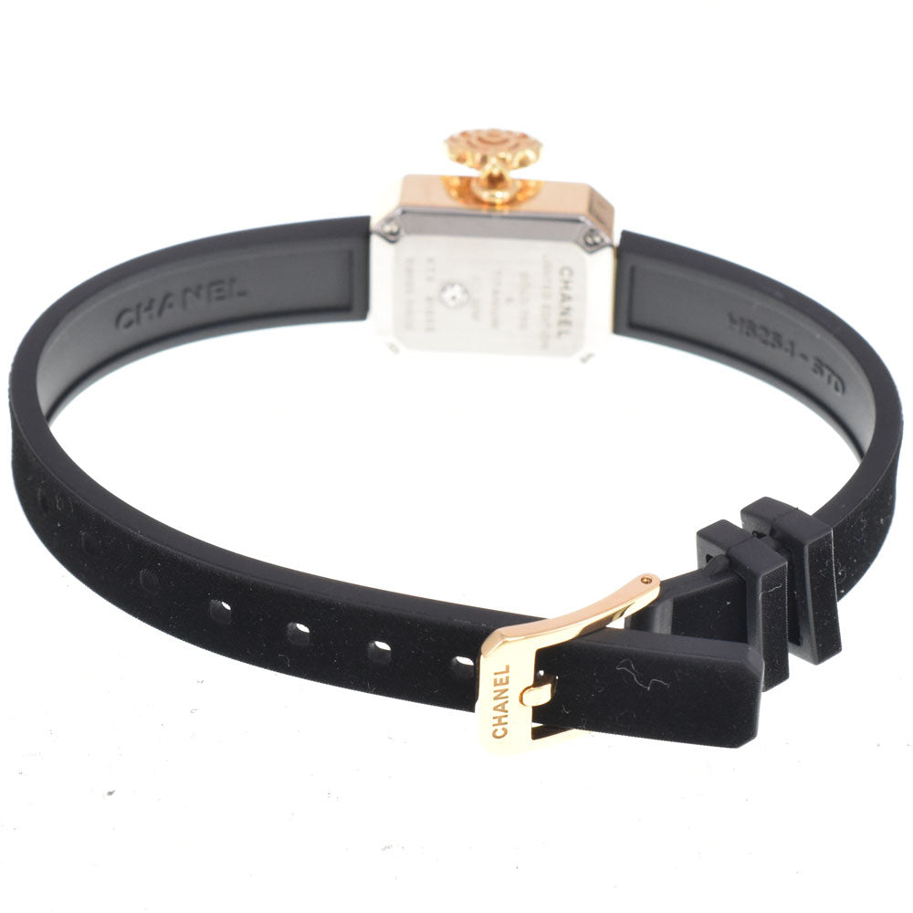 CHANEL Premiere Camellia Collection H6362 Front Diamond Silver Dial Quartz Ladies
 Watch D#147065