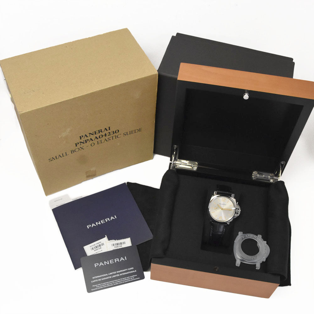with paper PANERAI Luminor Due PAM01249 Ivory Dial Automatic Men's
 Watch C#147066