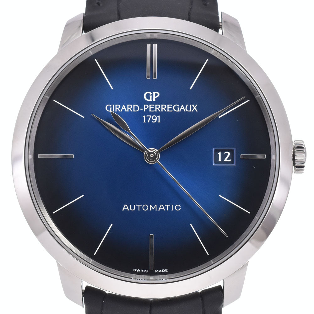 with paper GIRARD-PERREGAUX 1966 49555-11-434-BH6A Date blue Dial Automatic Men's
 Watch C#147067