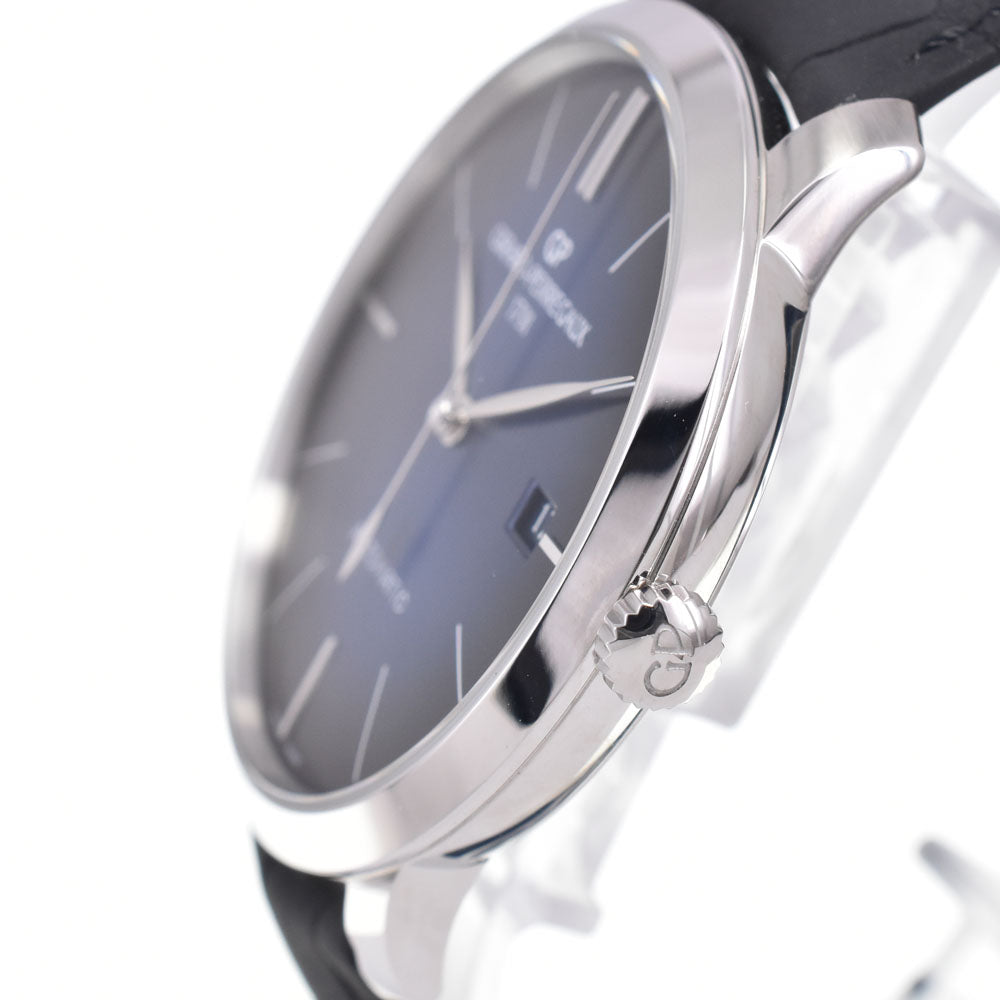 with paper GIRARD-PERREGAUX 1966 49555-11-434-BH6A Date blue Dial Automatic Men's
 Watch C#147067