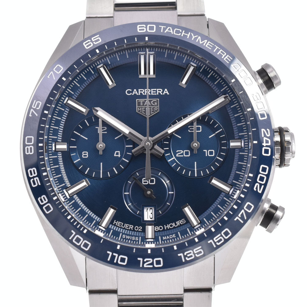 with paper TAG HEUER Carrera CBN2A1A.BA0643 Date Chronograph blue Dial Automatic Men's
 Watch C#147074