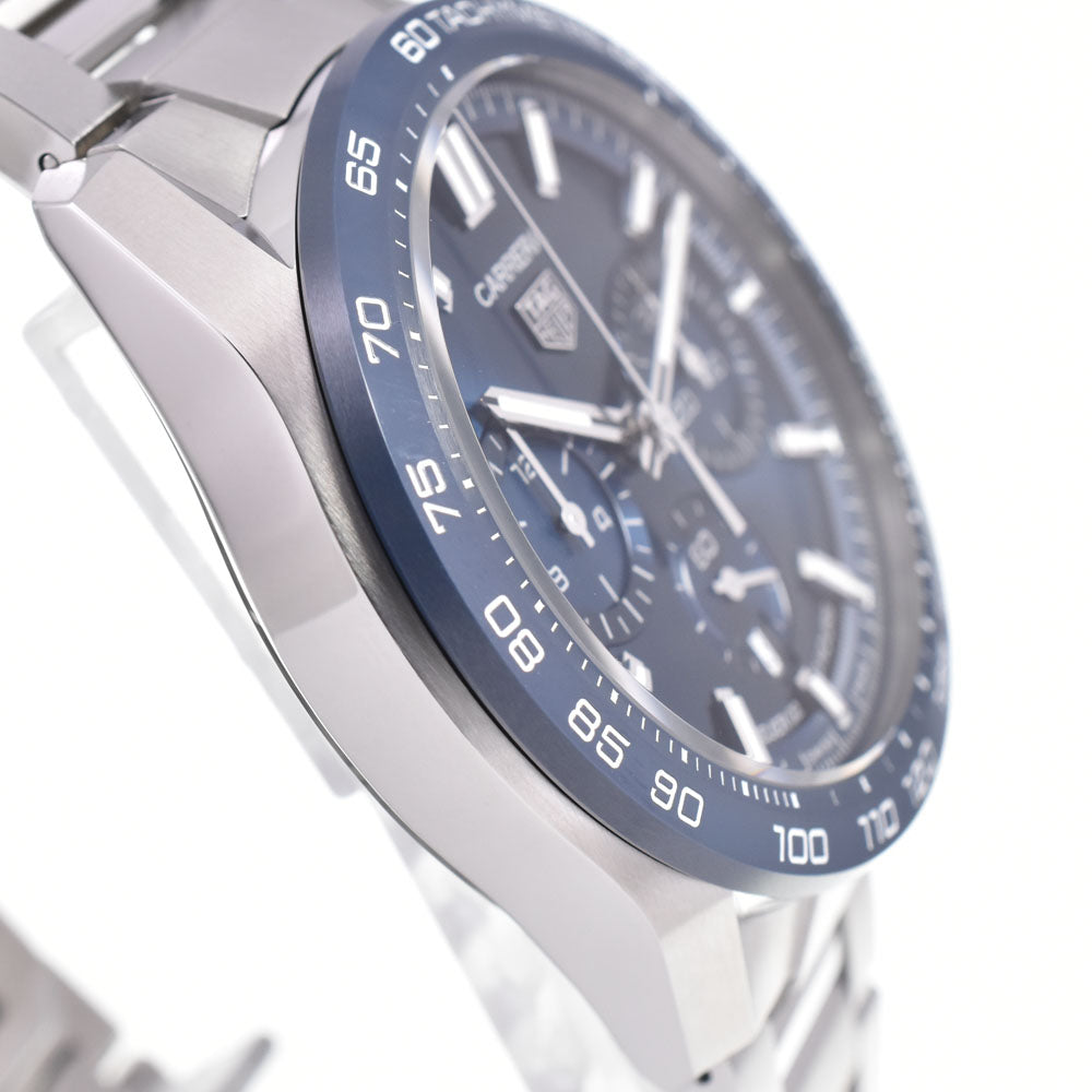 with paper TAG HEUER Carrera CBN2A1A.BA0643 Date Chronograph blue Dial Automatic Men's
 Watch C#147074