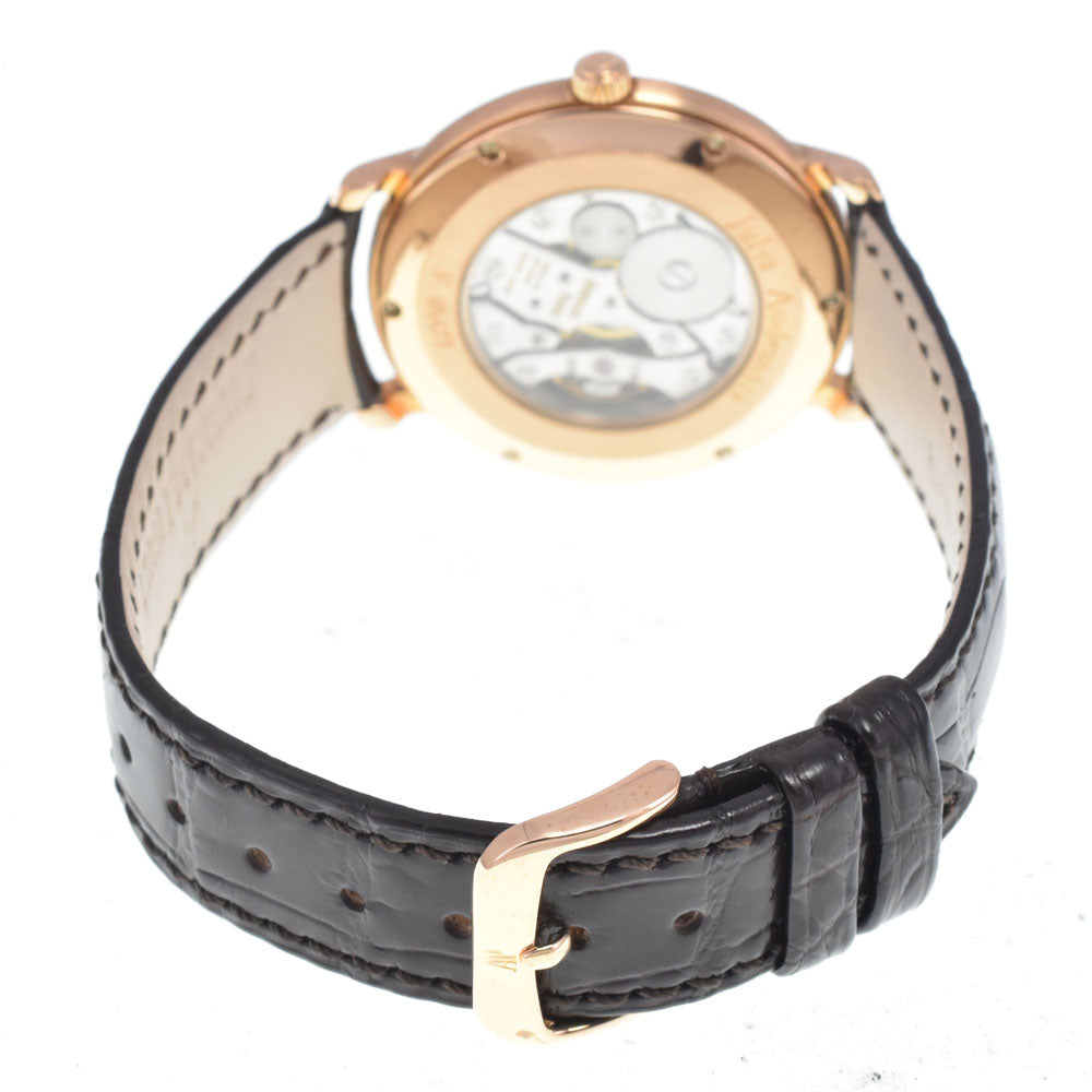 AUDEMARS PIGUET Jules Audemars 15103OR.ZZ.A001CR.01 K18PG / leather Silver Dial Hand Winding Men's
 Watch J#147076