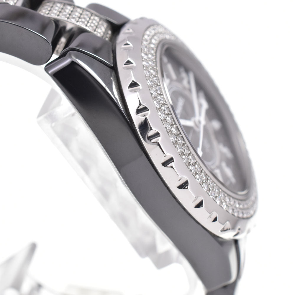 CHANEL J12 H1338 diamond black Dial Quartz Ladies
 Watch G#147077
