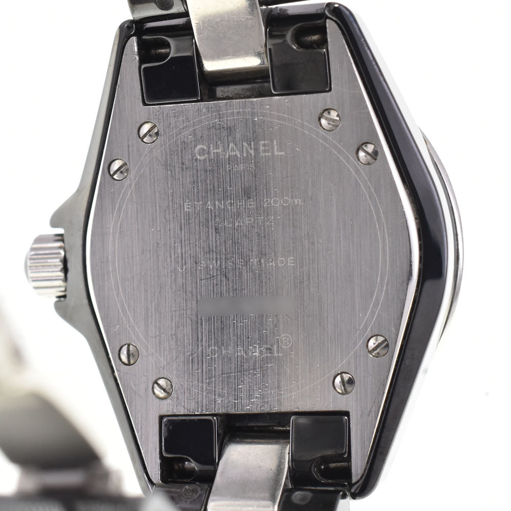 CHANEL J12 H1338 diamond black Dial Quartz Ladies
 Watch G#147077