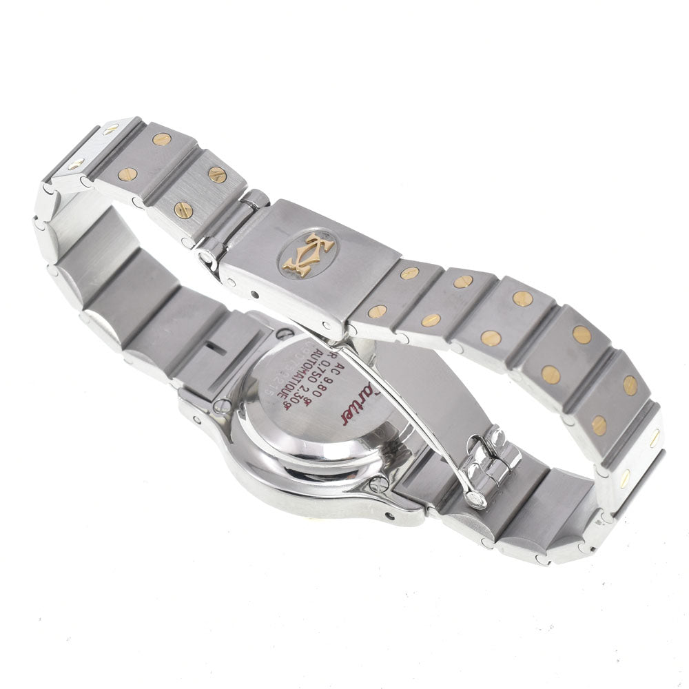 CARTIER Santos Octagon SM Stainless Steel/YG white Dial Automatic Ladies
 Watch R#147078