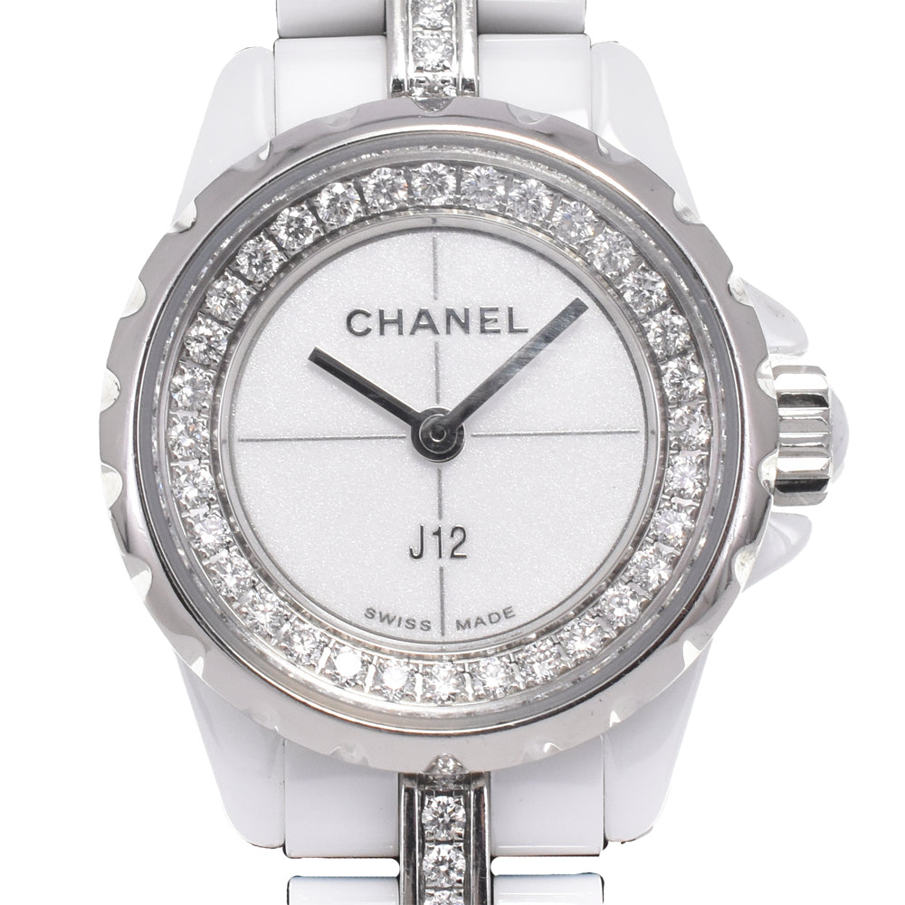 with paper CHANEL J12 H5238 diamond white Dial Quartz Ladies
 Watch G#147079