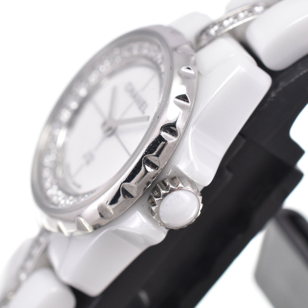with paper CHANEL J12 H5238 diamond white Dial Quartz Ladies
 Watch G#147079