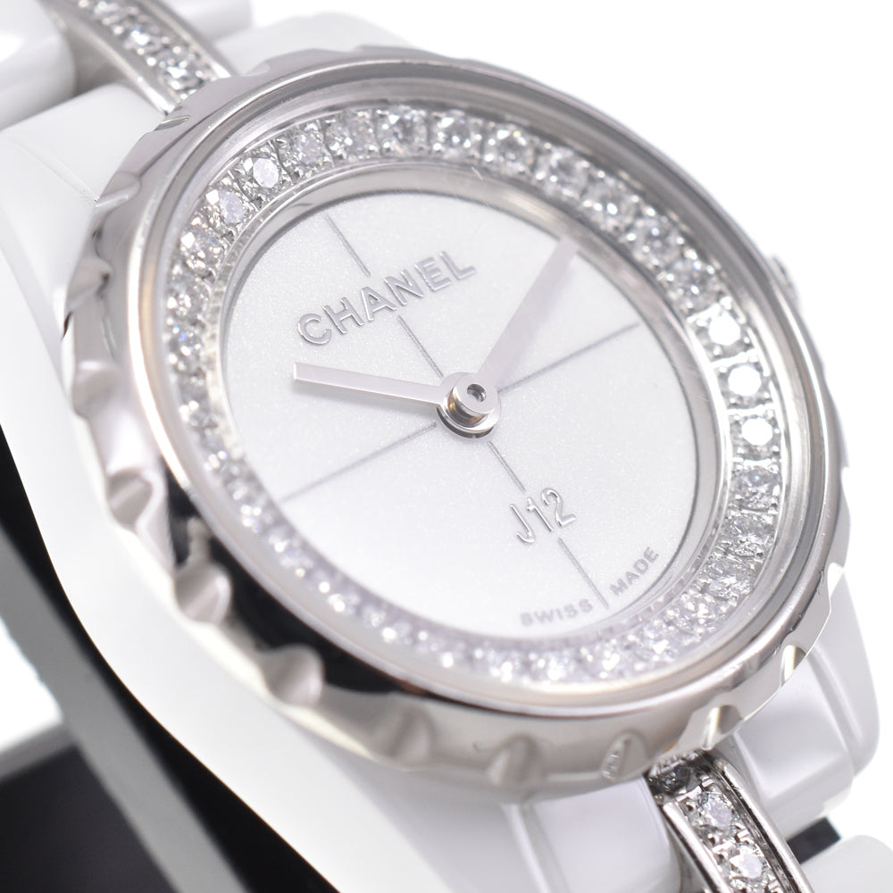 with paper CHANEL J12 H5238 diamond white Dial Quartz Ladies
 Watch G#147079