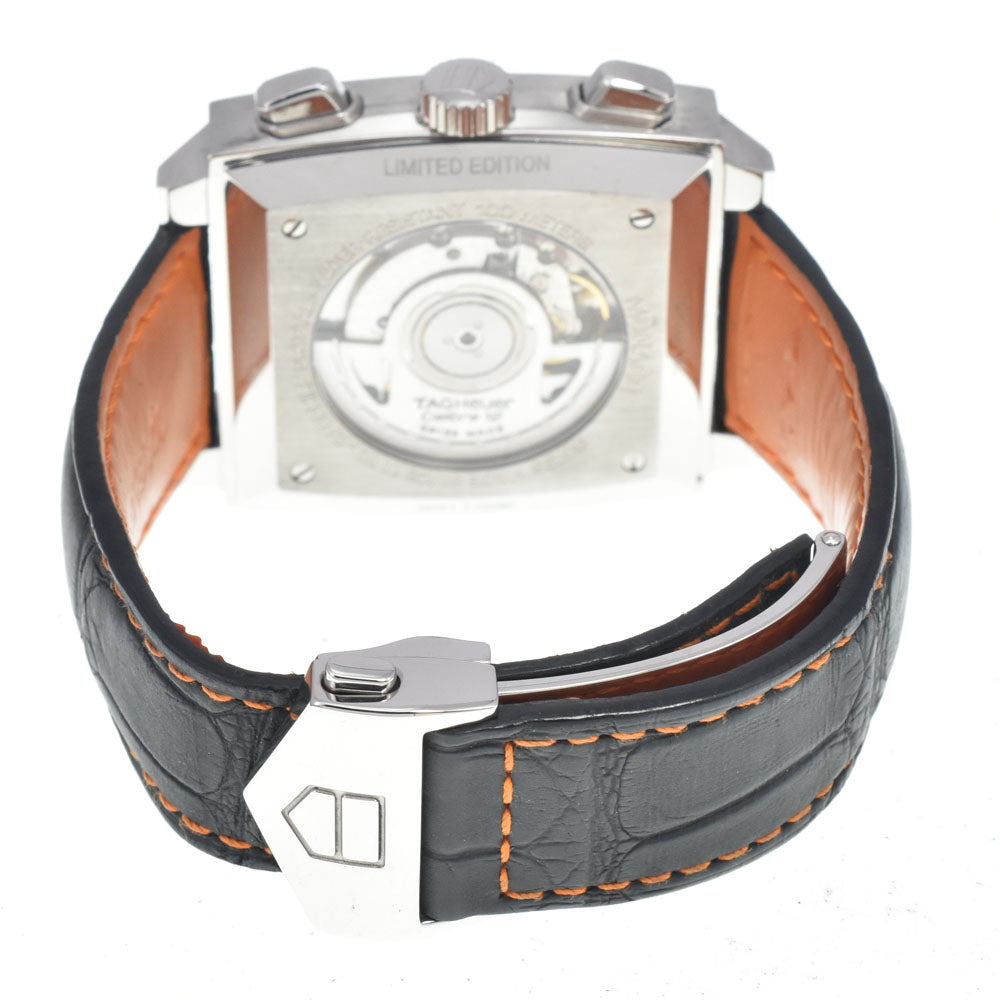 with paper TAG HEUER Monaco CAW211K.FC6311 Chronograph Caliber 12 black Dial Automatic Men's
 Watch E#147081