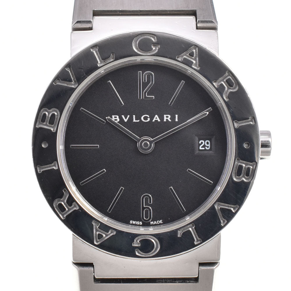 with paper BVLGARI Bvlgari Bvlgari BB26SS Date black Dial Quartz Ladies
 Watch G#147084