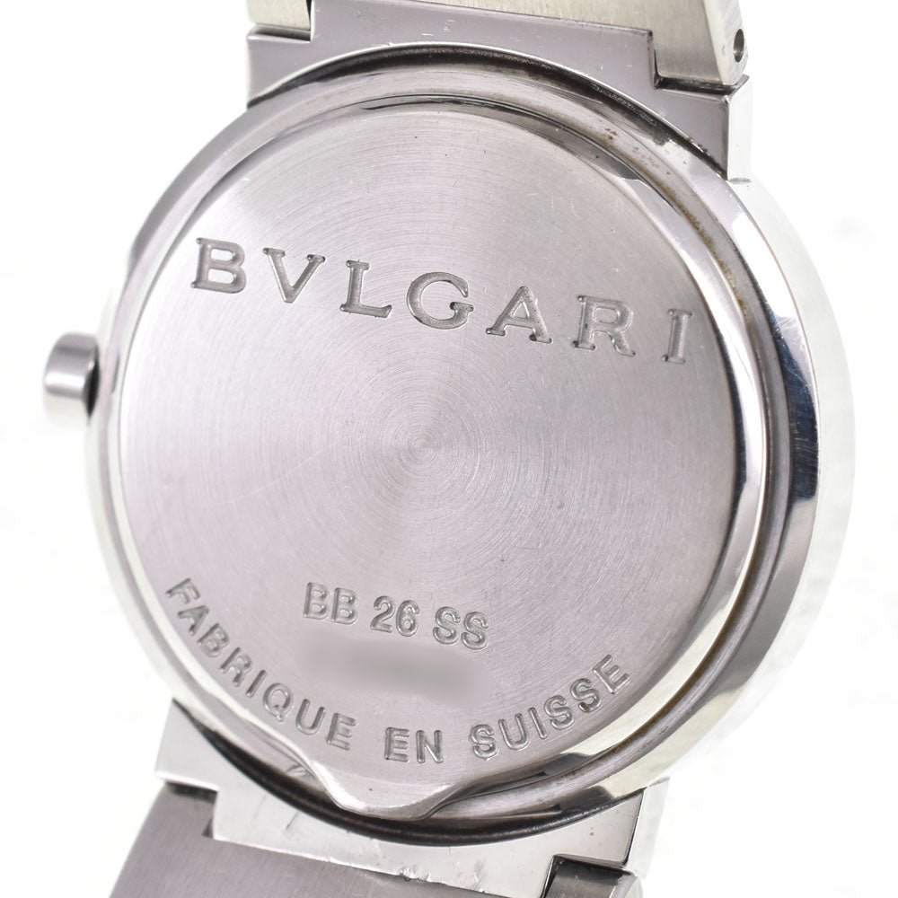 with paper BVLGARI Bvlgari Bvlgari BB26SS Date black Dial Quartz Ladies
 Watch G#147084
