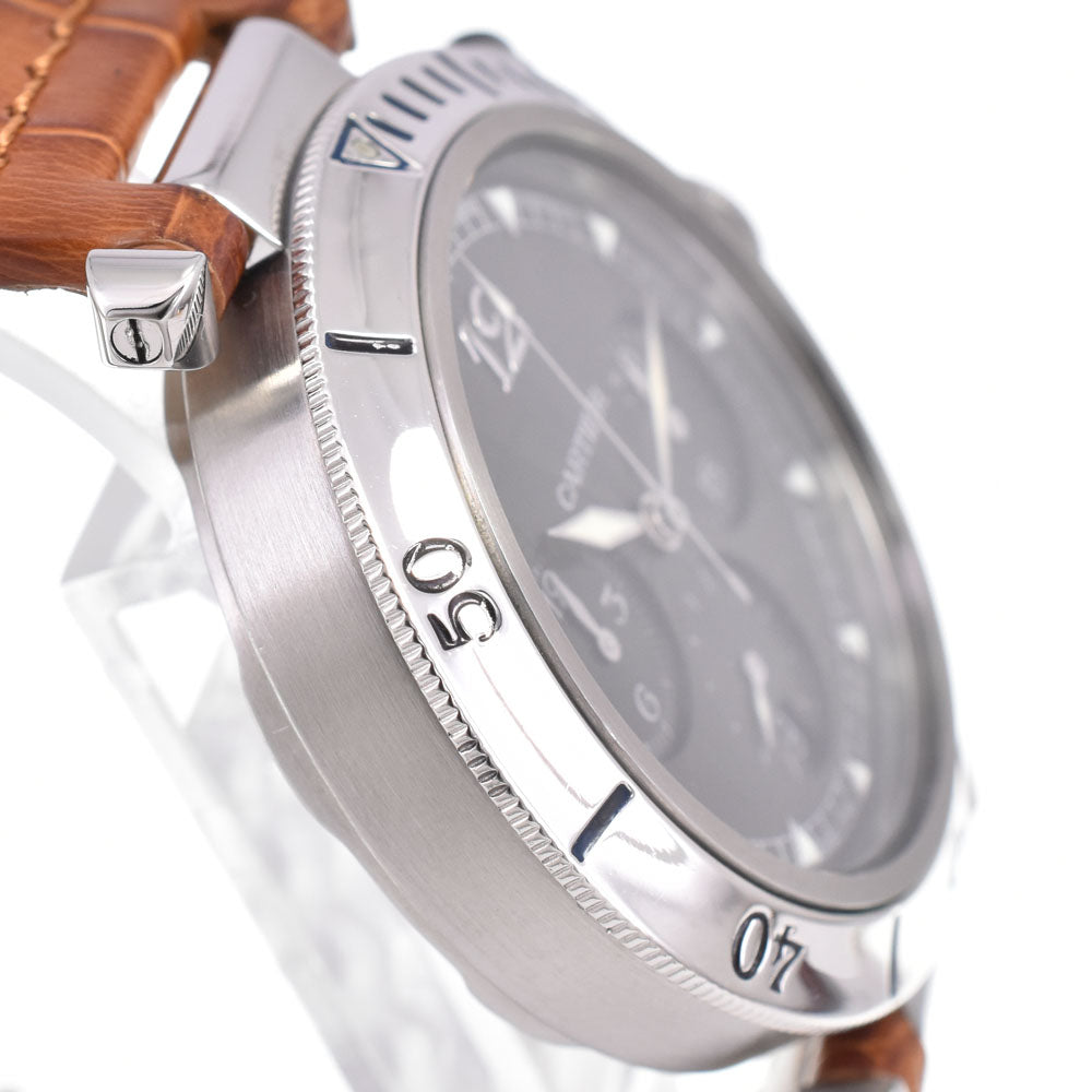 CARTIER Pasha W3105155 PlatinumBezel gray Dial Automatic Men's
 Watch G#147091