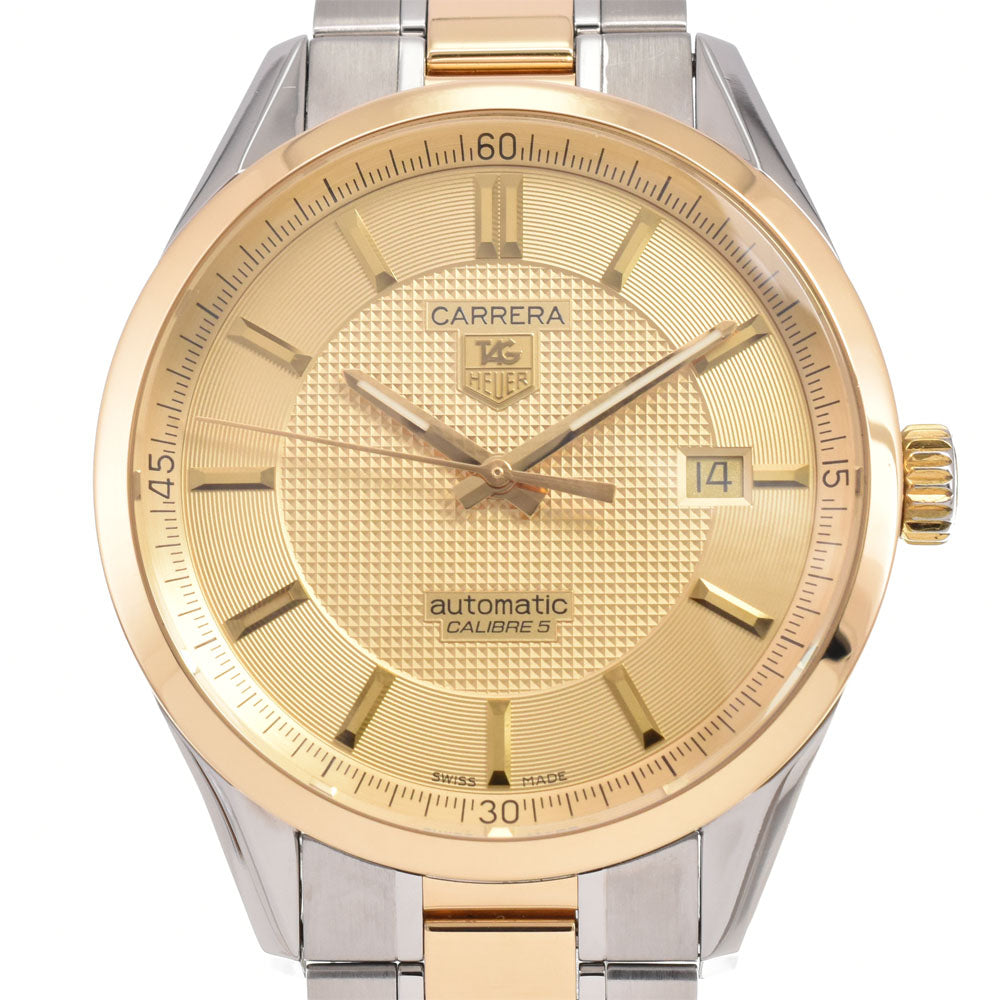 TAG HEUER Carrera WV215B Stainless Steel/K18YG gold Dial Automatic Men's
 Watch C#147094
