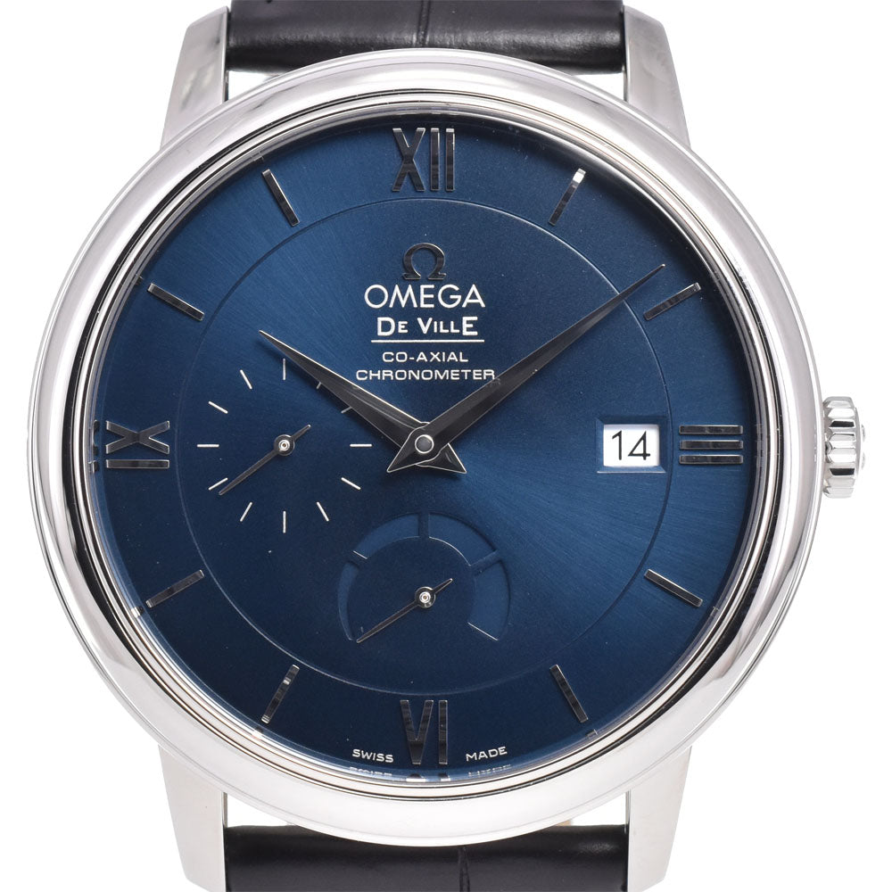 with paper OMEGA De Ville 424.13.40.21.03.001 Coaxial blue Dial Automatic Men's
 Watch C#147098