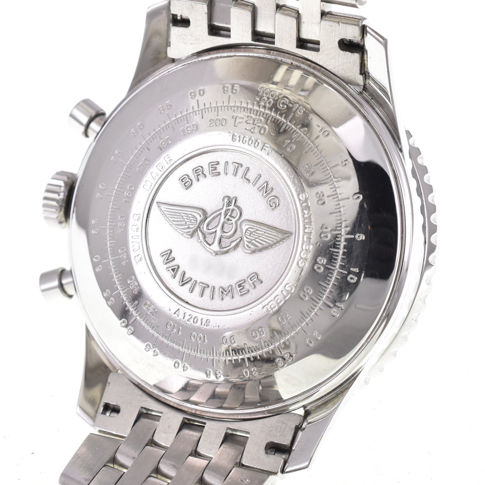 BREITLING Navitimer Cosmo Note A12019 Chronograph Black White Dial Hand Winding Men's
 Watch E#147100