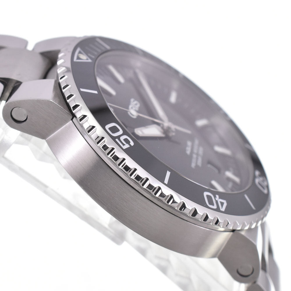 with paper ORIS Aquis Date 01 733 7730 black Dial Automatic Men's
 Watch D#147101