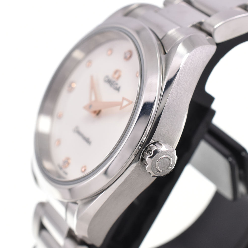 OMEGA Seamaster Aqua Terra 220.10.28.60.54.001 4PDiamond white Dial Quartz Ladies
 Watch H#147102