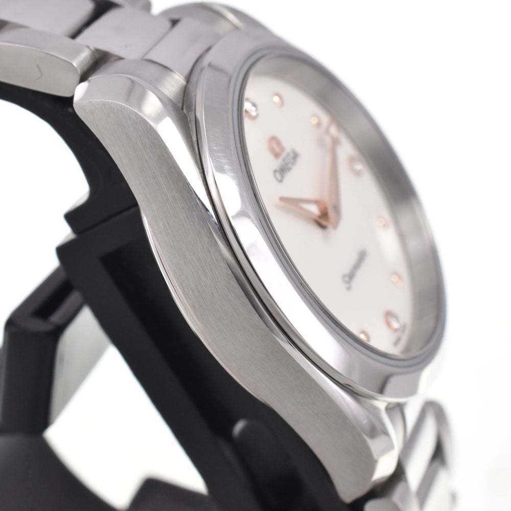 OMEGA Seamaster Aqua Terra 220.10.28.60.54.001 4PDiamond white Dial Quartz Ladies
 Watch H#147102