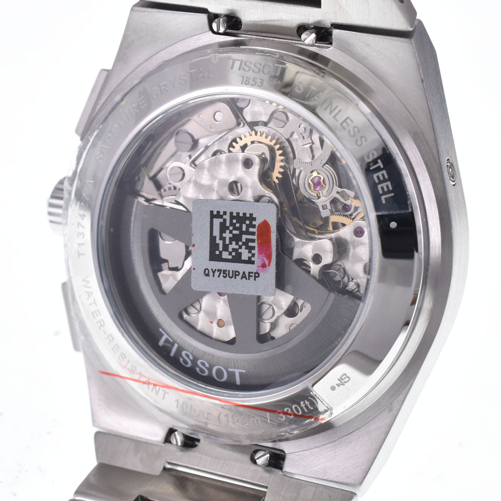 with paper TISSOT PRX T137.427.11.011.01 Chronograph Silver Dial Automatic Men's
 Watch M#147106
