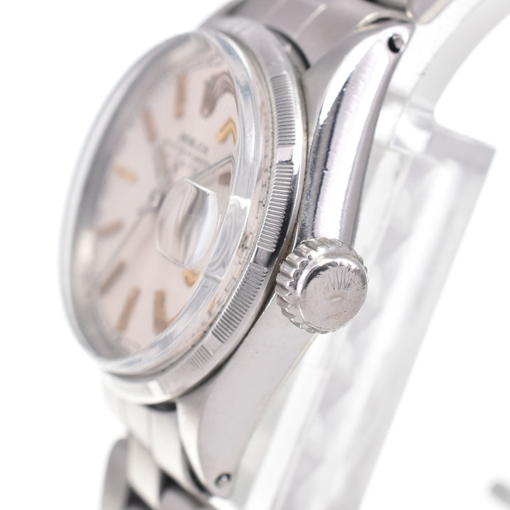 ROLEX Oyster Perpetual Date 6517 vintage Cal.1160 Silver Dial Automatic Ladies
 Watch G#147107