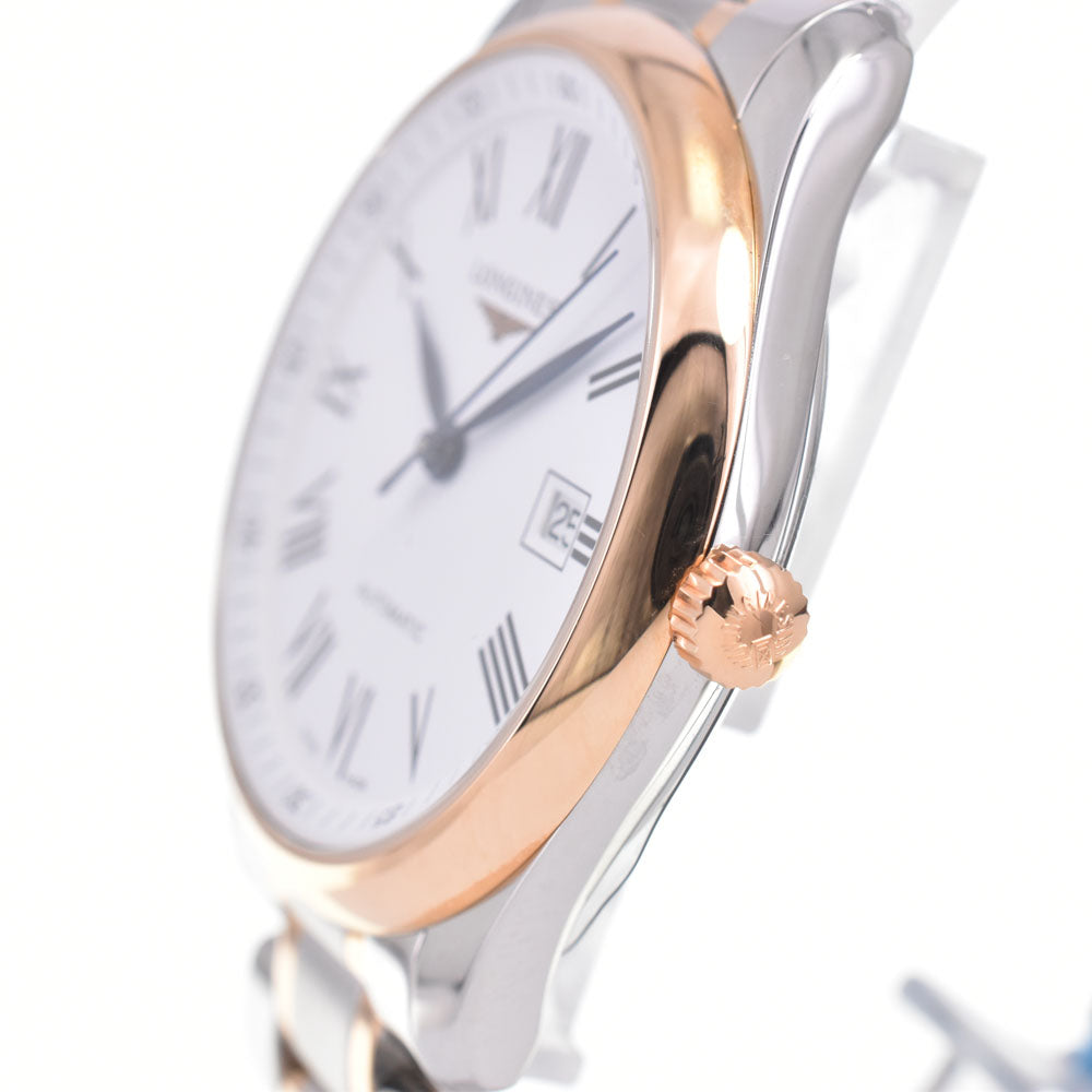 with paper LONGINES Master collection L2.908.4 see-through back date white Dial Automatic Men's
 Watch C#147110